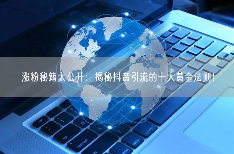 涨粉秘籍大公开：揭秘抖音引流的十大黄金法